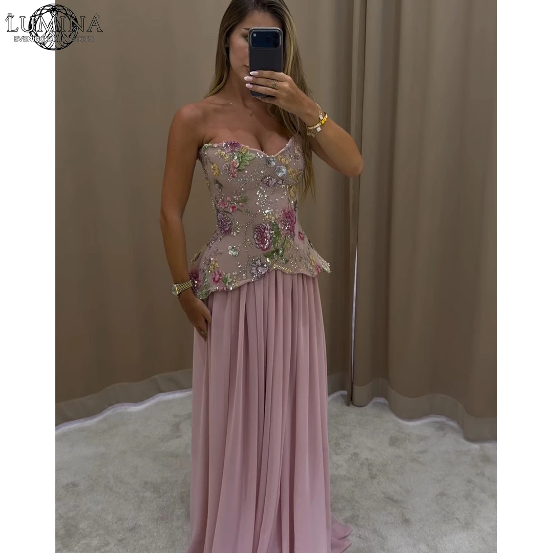 Фото Изысканные вечерние платья Lumina Beads для женщин: свадебные и выпускные платья А-силуэта на заказ, коллекция 2026 №2