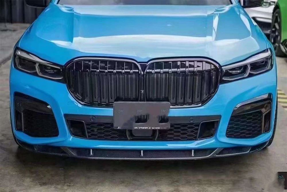 Для 2020-2022 BMW BK Стиль Боди Комплект n решетка CF cowhorn зеркальный корпус 7-серия LCI M
