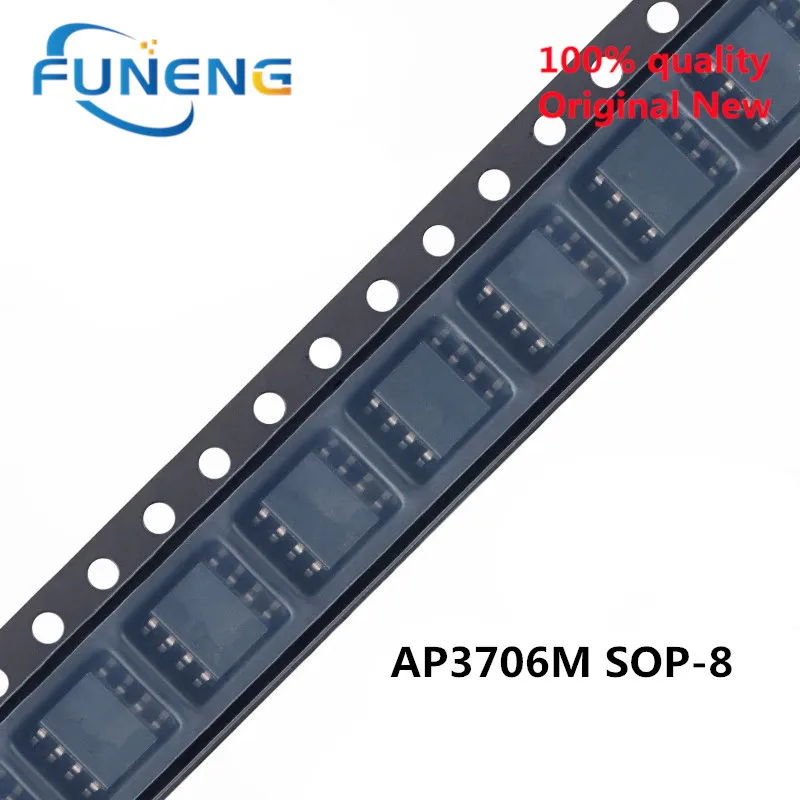 

100pcs AP3706M SOP-8 AP3706MTR-E1 3706M SOP8 AP3706 SOP