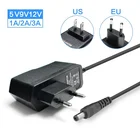 ACDC Адаптер 5 В, 9 В, 12 В, блок питания 1 А, 2 А, 3 А, 220 В до 5, 9 В, 12 В, универсальный адаптер питания 12 В, 9 В, 5 В, зарядное устройство, импульсный Штепсель европейского и американского стандарта