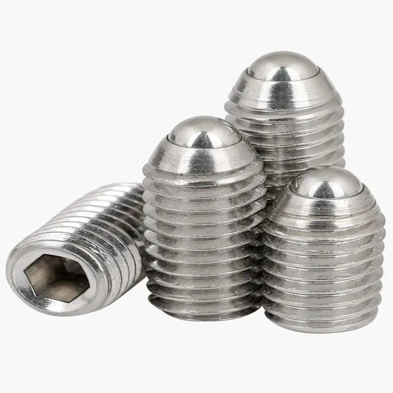 

M3M5M6M8M10M12M16 волновой шариковый винт из нержавеющей стали, плотный фиксированный эластичный головной поршень позиционирования