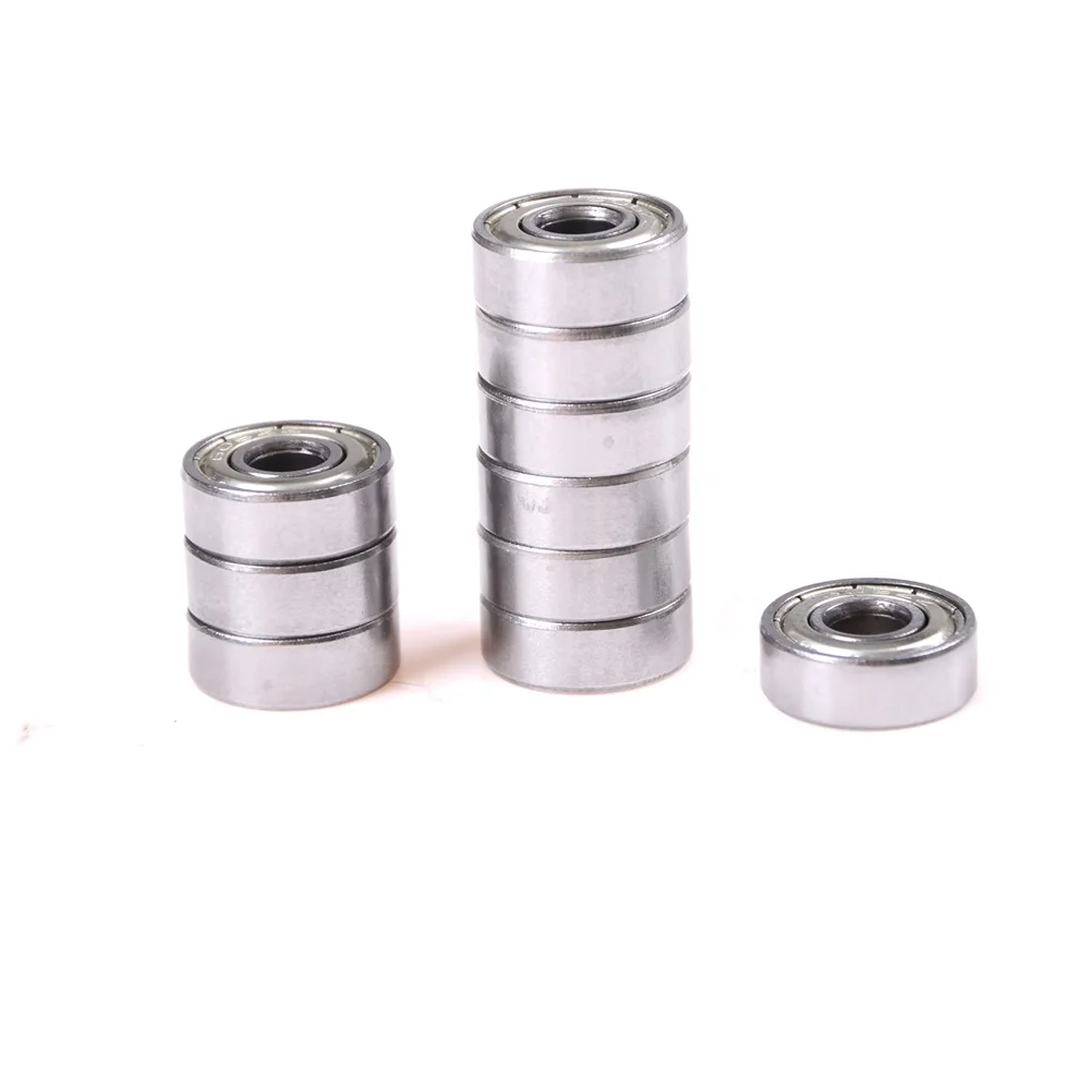 

10 Pcs 624-ZZ Double Shielded Radial Bearings ID 4mm OD 13mm Width 5mm