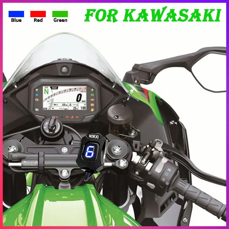 

gear indicator kawasaki versys 650 For er6n Z750 Z750R Z800 Z800e Z1000 ER6N ER6F Ninja 300 400 Z650 1-6 Gear