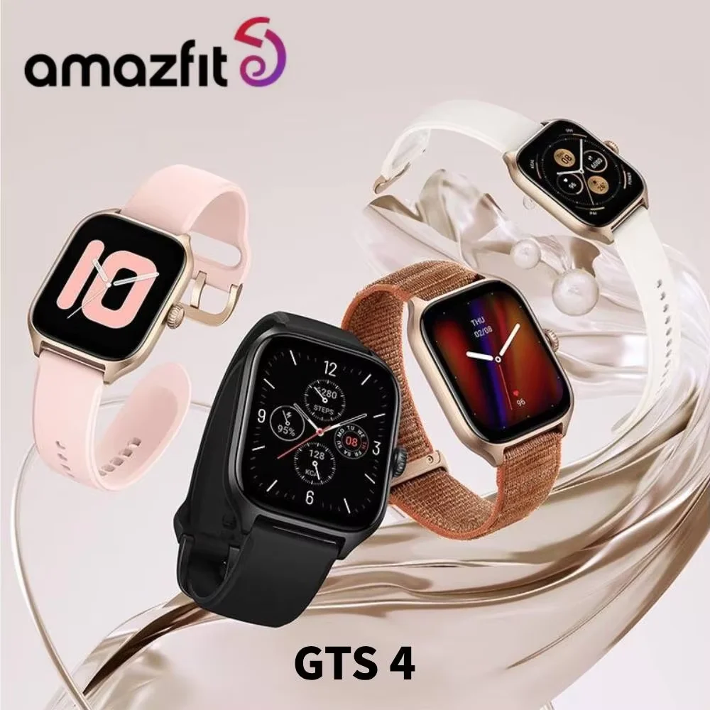 Новые женские умные часы Amazfit GTS 4, диаметр 42 мм, OS Zepp с GPS Alexa, встроенный 24-часовой мониторинг сердечного ритма для iOS Android (art.: 3920d3177fb3d) - 3920d3177fb3d