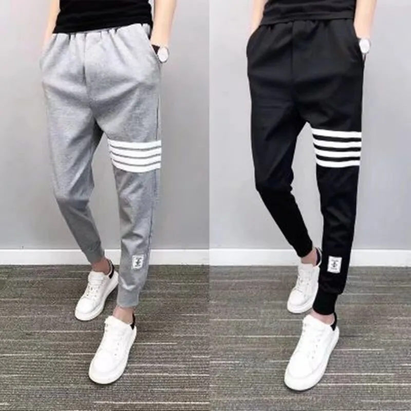 

Stripes Jogger Pants Male Slim Fit Oversized Japanese Streetwear Men MAN TROUSER Clothes Linens Gym Free Shipping Chinos S-5xl