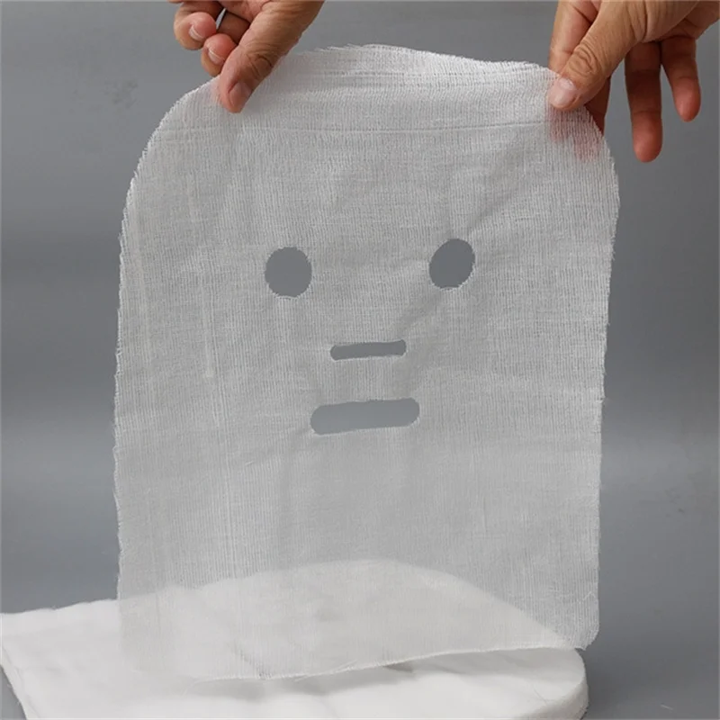 100 шт./упаковка одноразовые маски для лица из чистого хлопка 25 х30 см