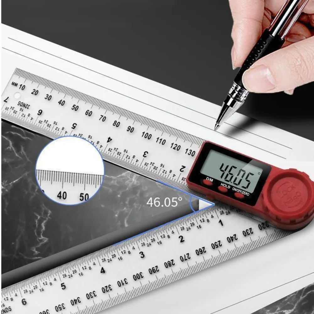 

10Pcs Digital Meter Angle Inclinometer Angle Digital Ruler Electron Goniometer Protractor Angle Finder Measuring Tool