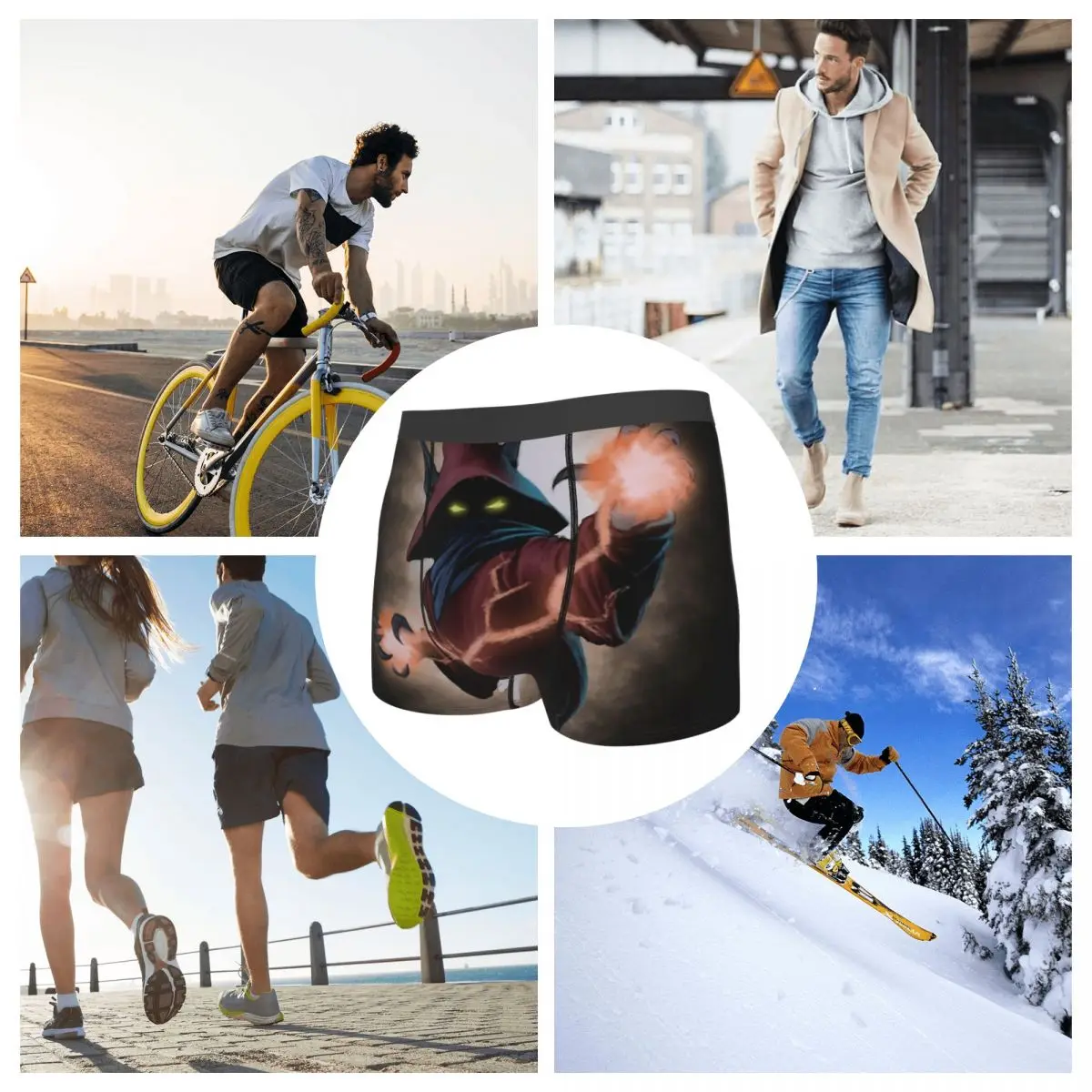 Трусы мужские Волшебные Черные х/б |