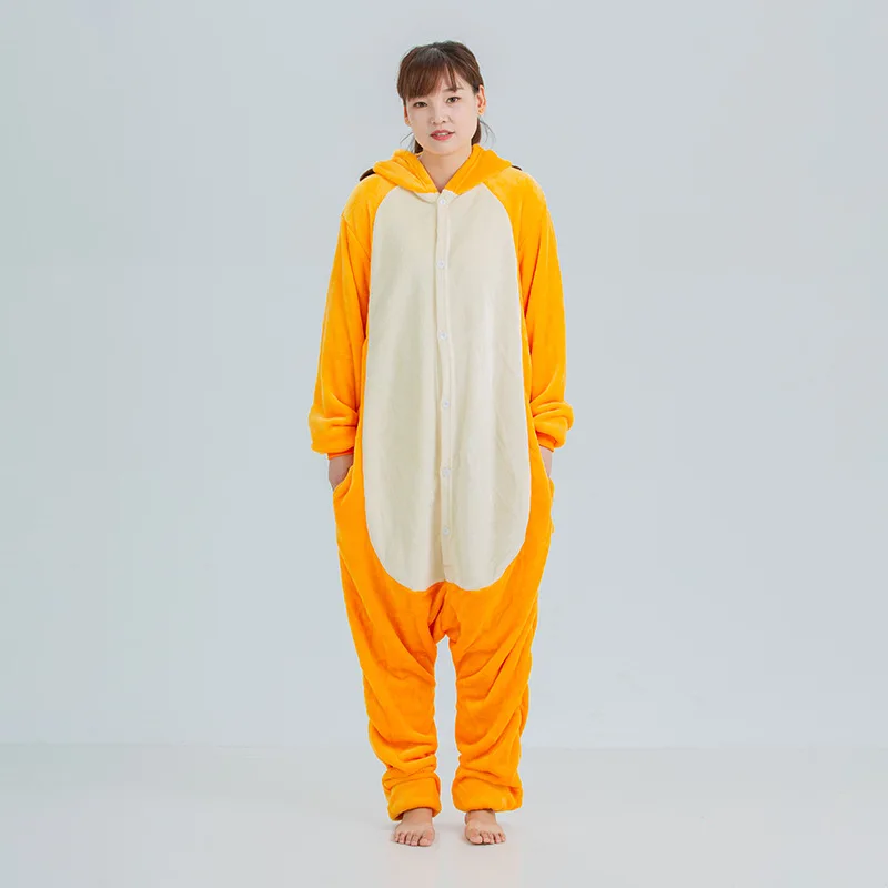 Lion Costumes Halloween Festival Cosplay Onesies Unisex Winter Cute Women Men Nightwear Anime Costumes Adults Flannel Sleepwear