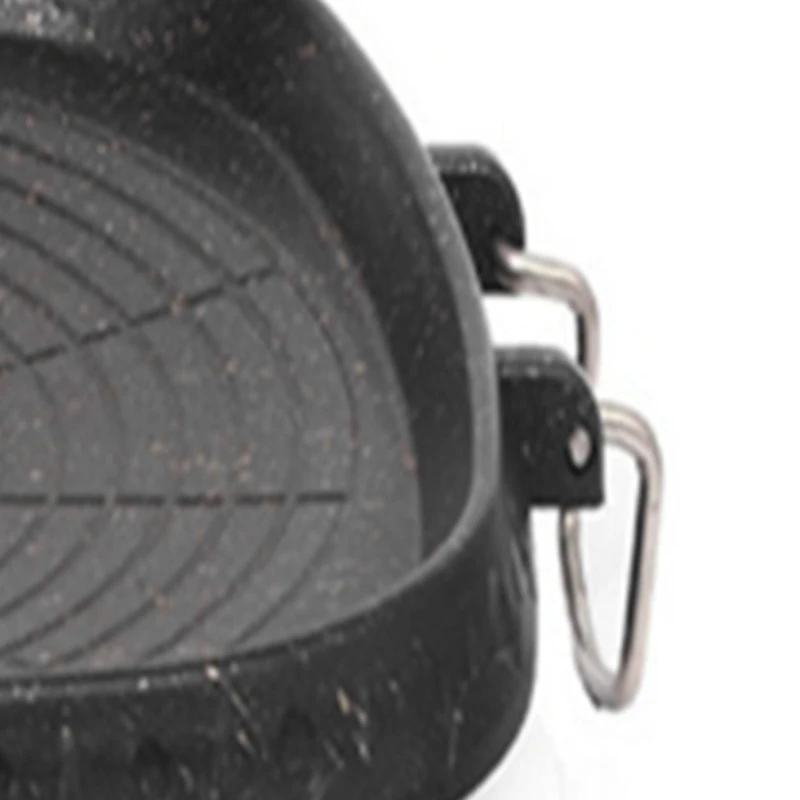 1 шт. Квадратная тарелка для барбекю в Корейском стиле с камнем портативная