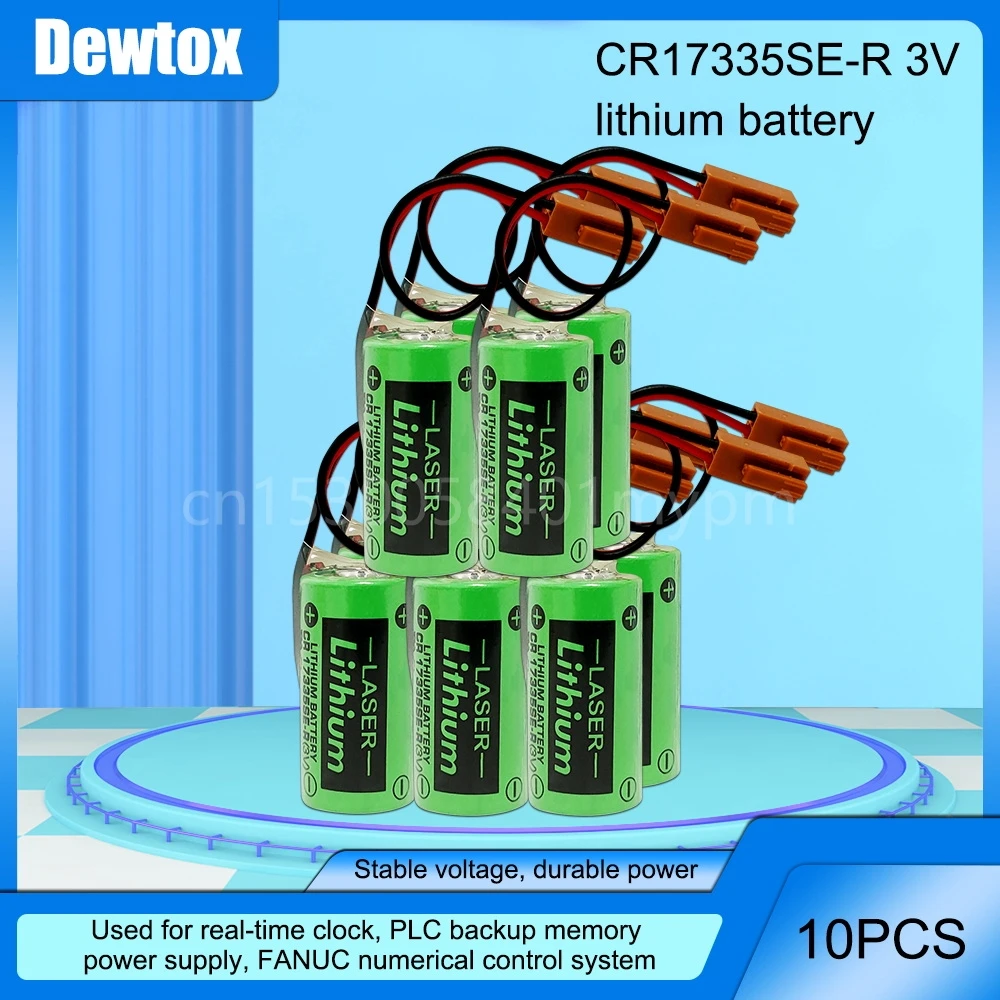 10 шт., литий-ионные аккумуляторы 3 в 1800 мАч для системы управления PLC FANUC