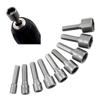 14 9pcsset wrench screw metric driver tool set adapter drill bit 5 to 13mm hexagonal shank hex nut socket screwdriver wrench