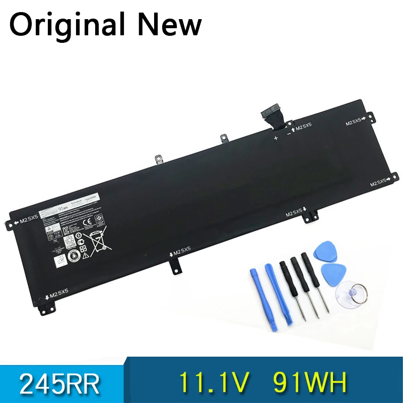 

Новый оригинальный аккумулятор 245RR для Dell XPS 15 9530 M3800 Series T0TRM H76MV 7D1WJ 11,1 V 91Wh