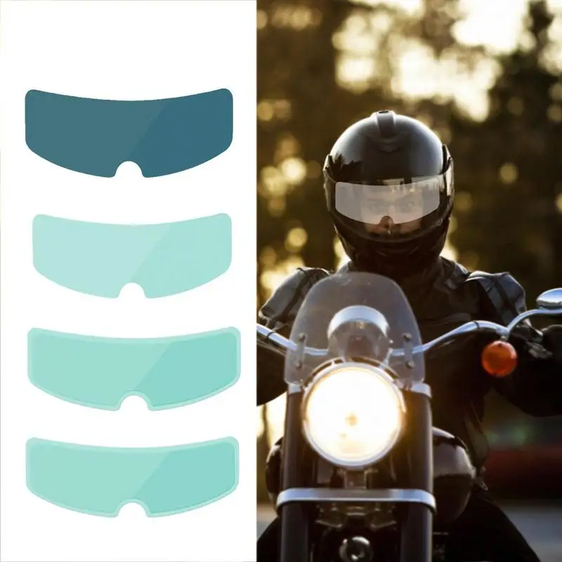 

Motorcycle Helmet Waterproof Rainproof Anti-Fog Lens Film Clear Protective Sun Visor Screen Patch Shield For Motorbike Helmets