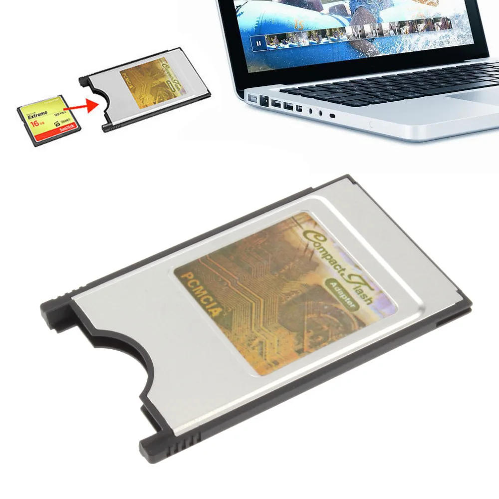 Hot External  Compact Flash CF to PC Card PCMCIA Adapter Reader CF Compact Flash Memory Card For Laptop Notebook Dropshipping images - 6