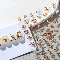 disney cartoon tigger snow white princess mickey mouse 5d premium sticker nail decals nail decoration anime character stickers