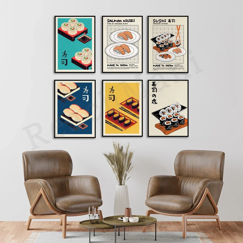 Винтажная тарелка для суши с сашими лососем тамаго калифорнийские рулеты