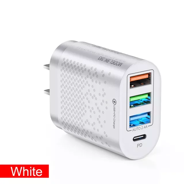 

C Charger PD 48W USB For iPhone 13 12 Pro Max Mini Quick Charge QC3.0 2.4A USB C Fast Charging Travel Wall For Xiaomi Mi 11