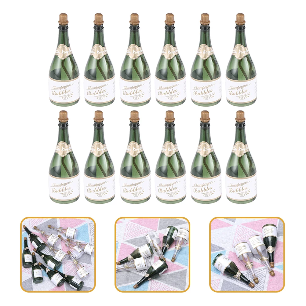 

Bubble Wedding Bottle Bubbles Champagne Wands Bottlesfavors Anniversary Party Mini 50Th Gifts Empty Decoration Bulk Tubes Favor