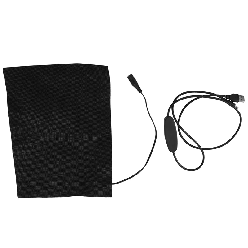 

5V 2A USB Electric Heating Pad Heated Sheet Adjustable Temperature Pet Heating Pad For Cloth Jacket Waist Warmer Tablet