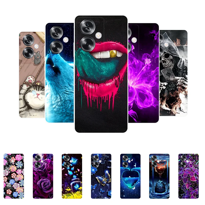 

For OPPO A79 5G Case A 79 Bumper TPU Silicone Soft Shockproof Back Cover for OPPO A79 5G CPH2553 Case OPPOA79 5G Funda Cartoon