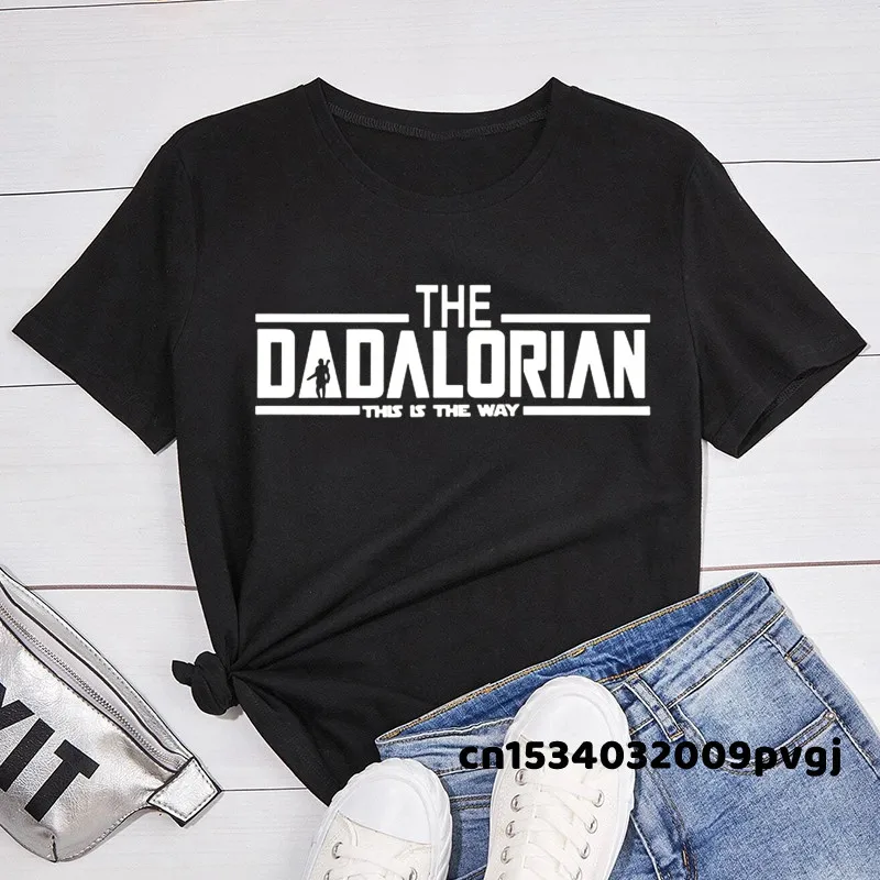 

The Dadalorian T-Shirt This Is The Way Men's Fathers Day Gift Tee Shirt Top Casual Summer Man Short Sleeve T-shirt