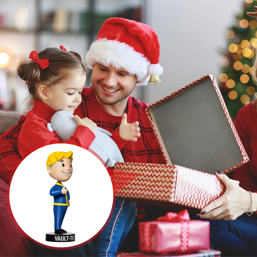 Аниме-фигурки для Fallout 4 Vault Boy ПВХ аниме статуя автомобиля коллекционная