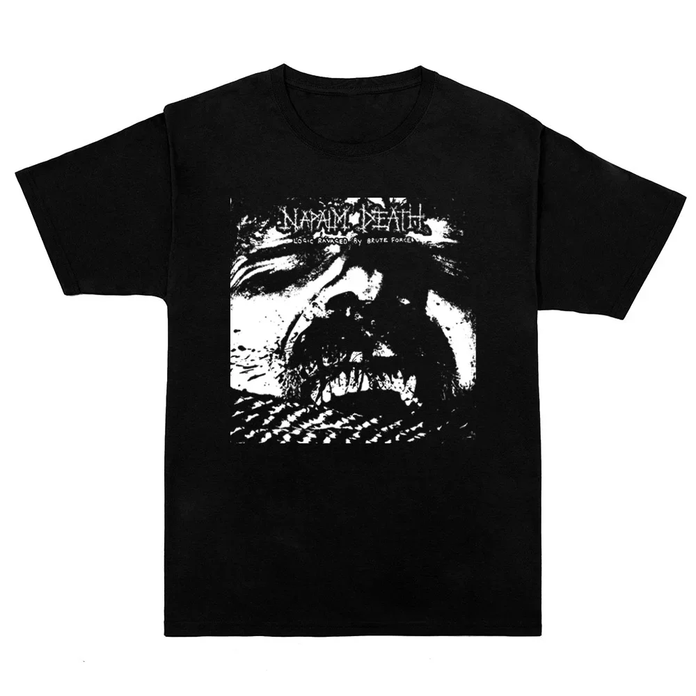 Футболка Napalm мужская с надписью Death Band повседневная тенниска из 100% хлопка майка