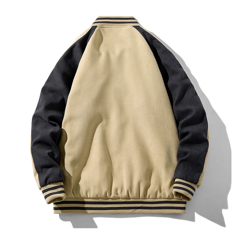 Куртка мужская бейсбольная в Корейском стиле повседневная униформа черная