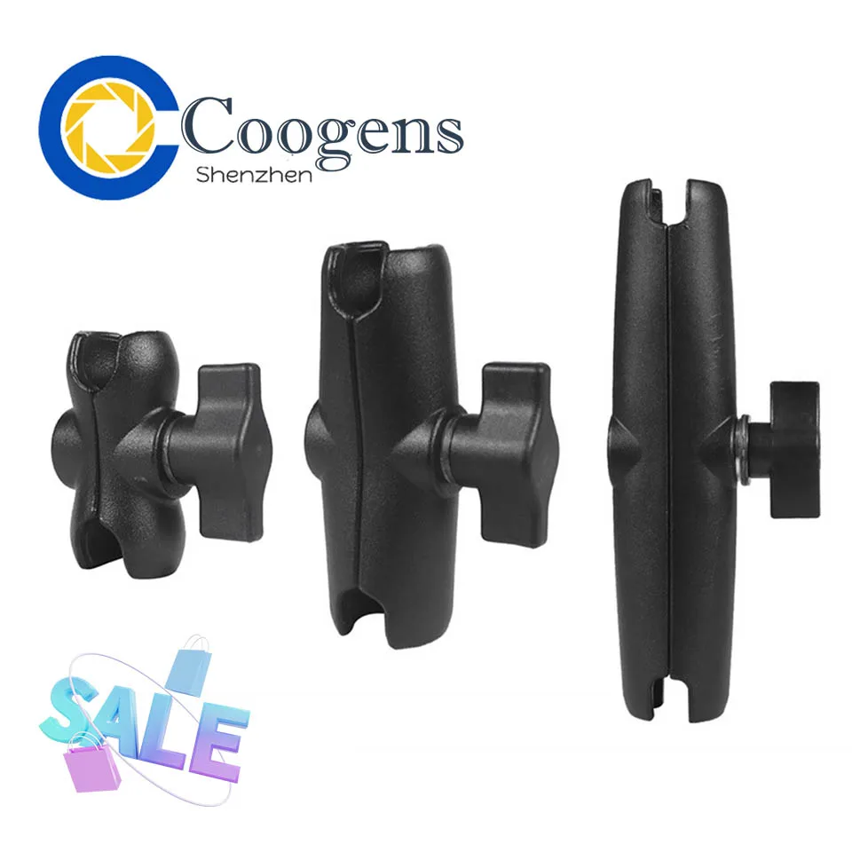 

Bike Motorcycle Go Pro Action Camera One Inch Pan Tilt Ball Socket Clamp Arm Universal Connecting Rod Adapter Accessories