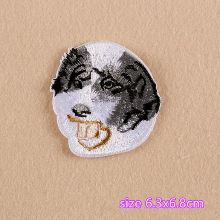 Набор из 10 аппликаций с дикими животными DK