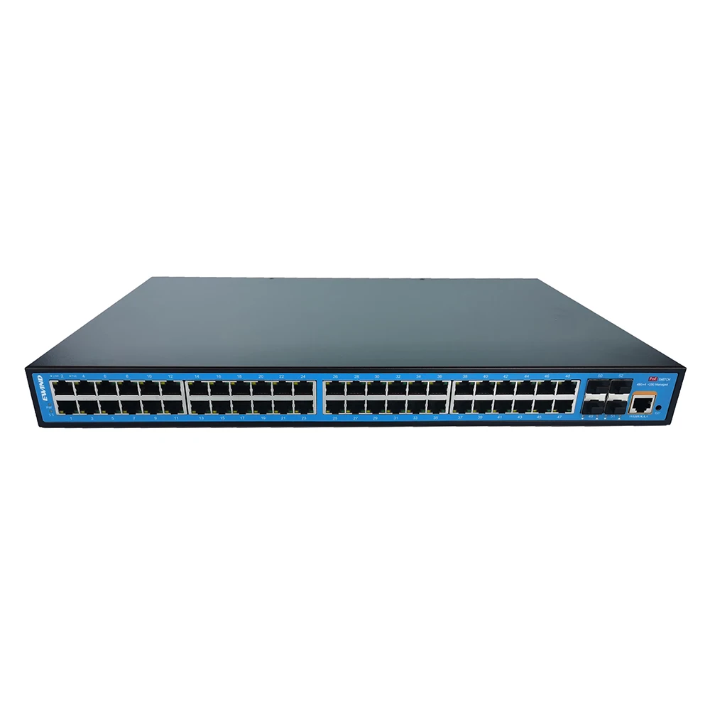 Управляемый коммутатор POE с 48 10/100/1000 м портами