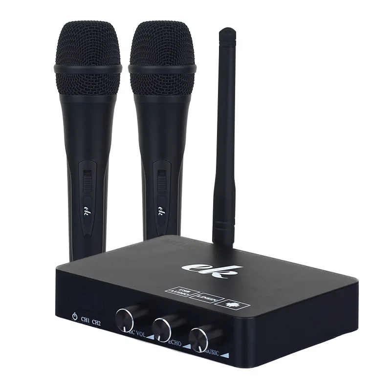 

New Handheld Wireless Karaoke Microphone Karaoke Player Home Karaoke Echo Mixer System Digital Sound Audio Mixer Singing Machine