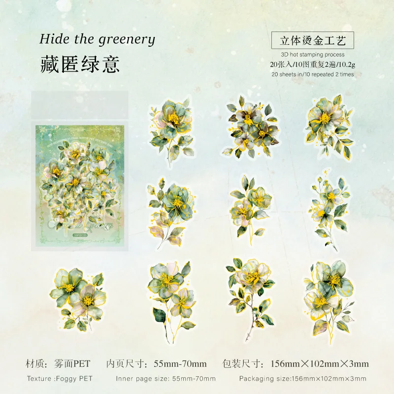 

20pcs/1lot kawaii Stationery Sticker Letter of Flowering junk journal Decorative Scrapbooking DIY Craft Sticker