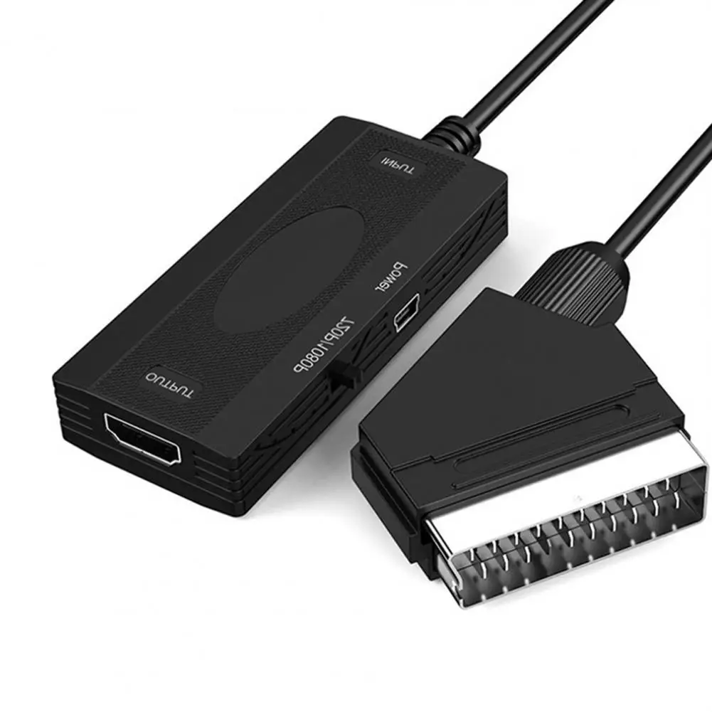 

Кабель адаптера, конвертер быстрой передачи, шнур «Plug Play» SCART в HDMI-совместимый кабель 1080P для видеоконвертера для домашнего кинотеатра