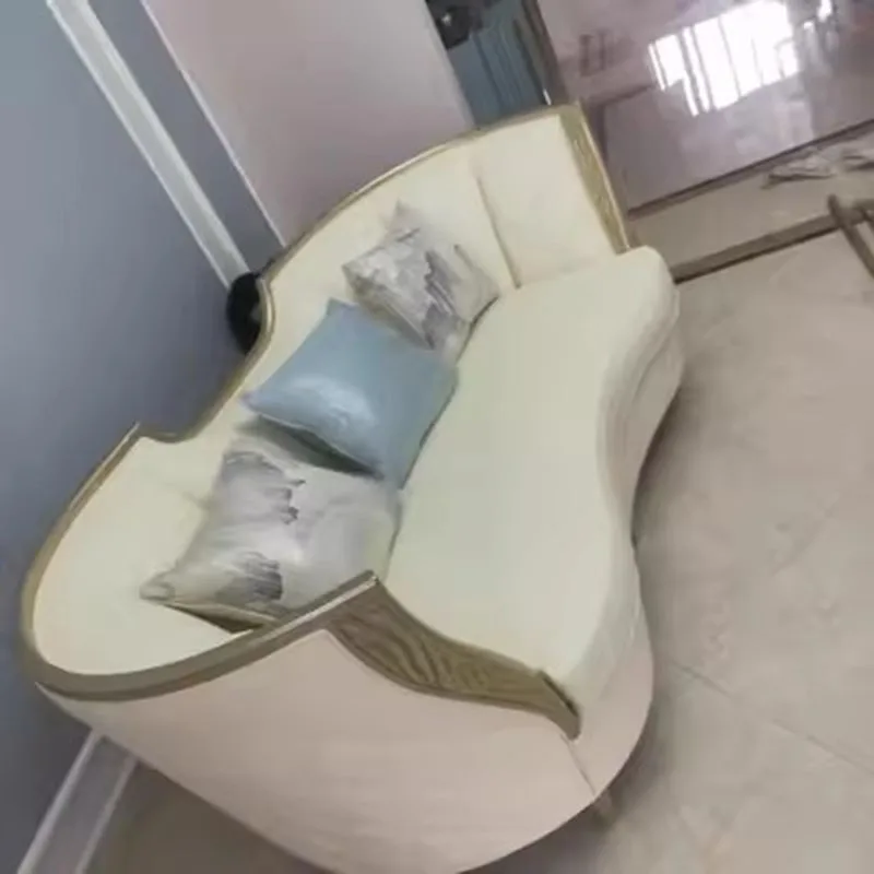 Пенопластовый Европейский ленивый диван недорогой изогнутый расслабляющий