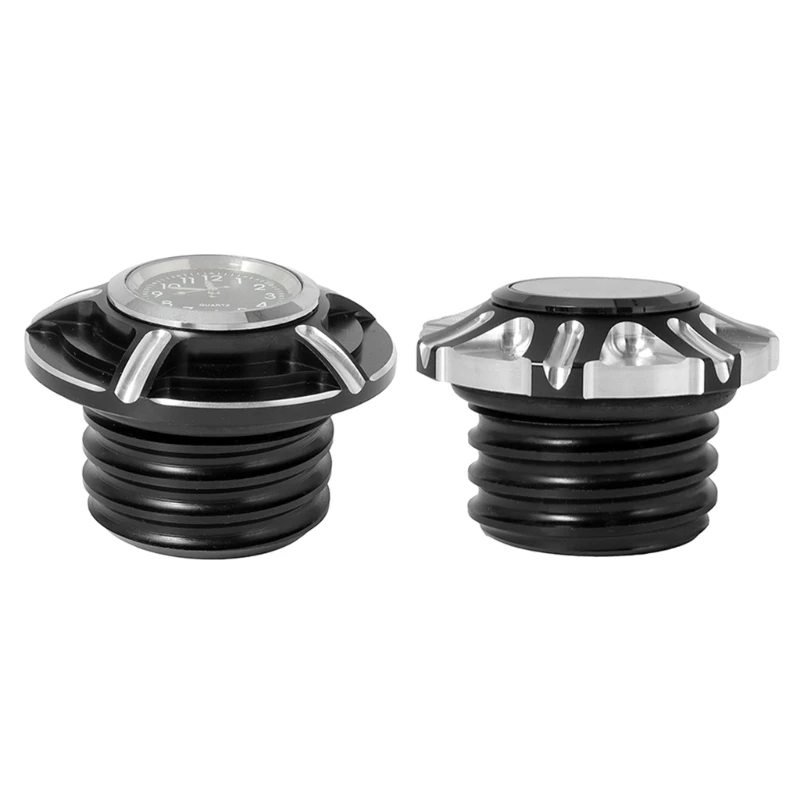 

Fuel-Gas Tank Decorative Oil-Cap Cover With Clocks For XL 883 XL1200 X48-Softail