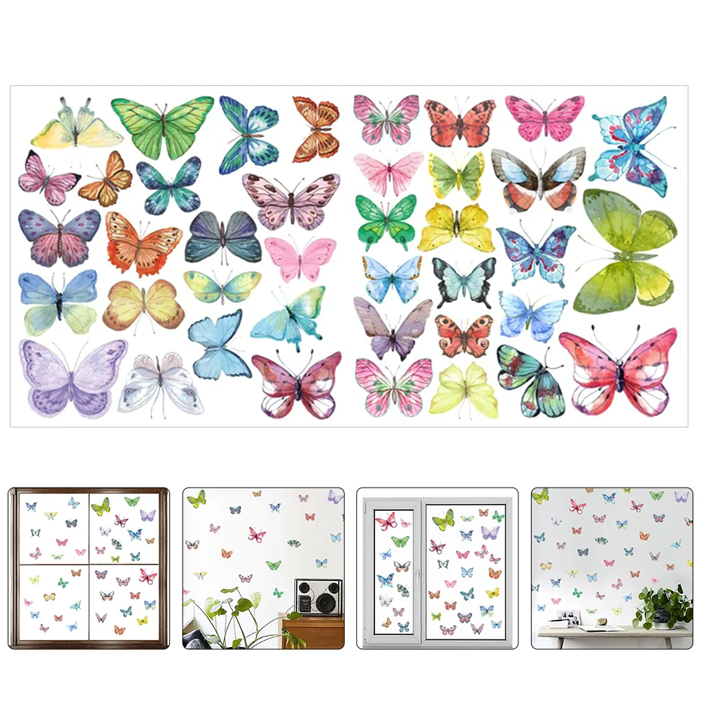 

Wall Butterflydecal Stickers Paper Wallpaper Room Peeldecor Decals Pvc Bedroom Butterflies Stick Diy Decoration Kindergarten