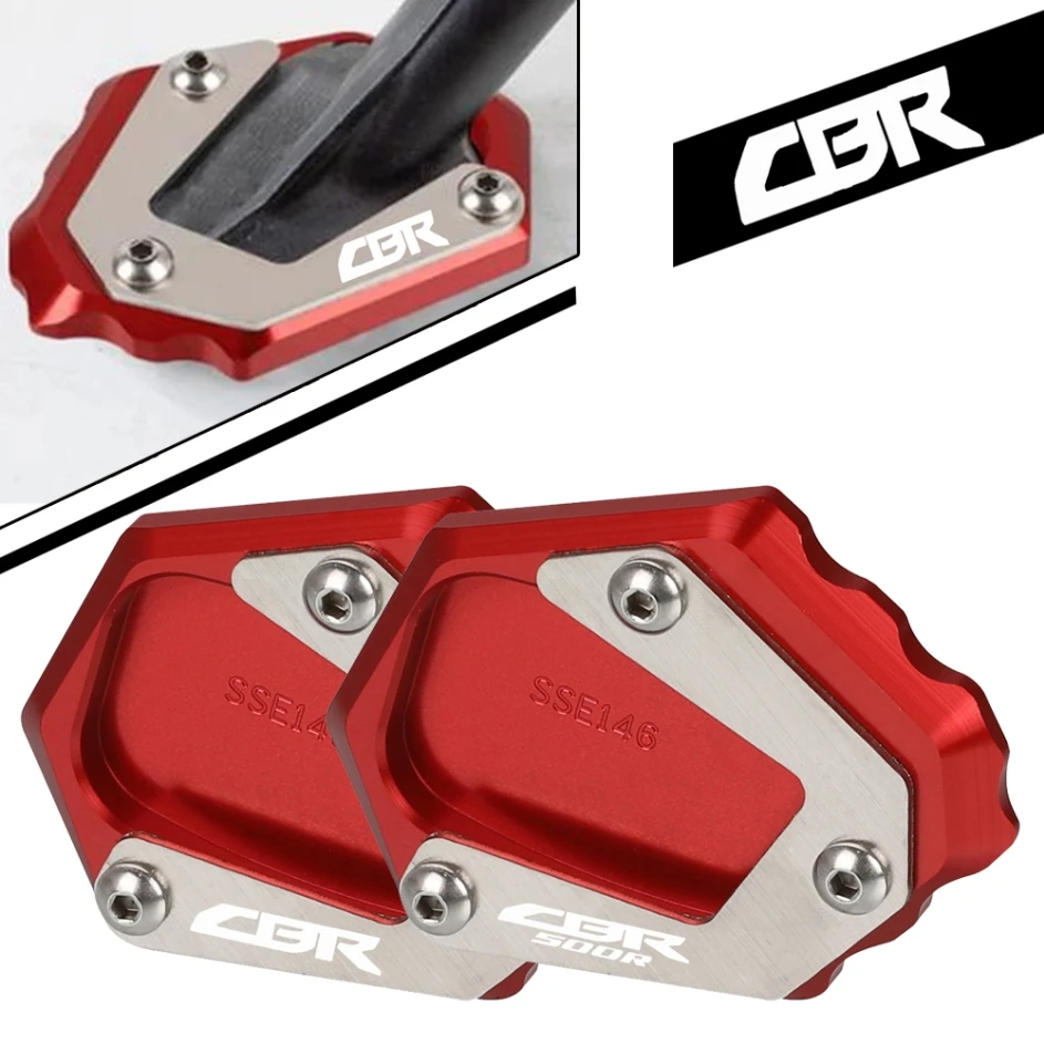 

FOR Honda CBR500R 2022 2023 Motorcycle Kickstand Side Stand Enlarger Extension Plate CBR500R CBR 500R CBR500 R 2018 2019 2020 21