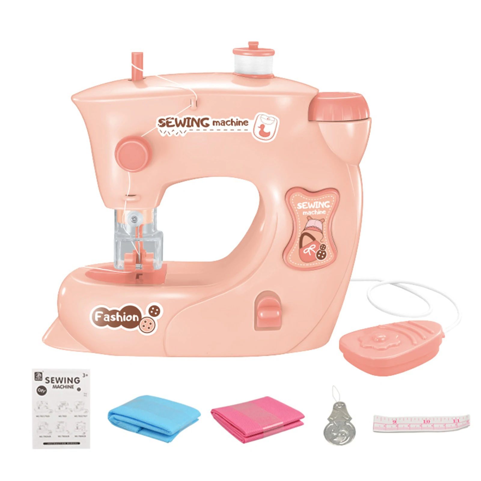 

Kids Simulation Sewing Machine Toy Mini Furniture Toy Educational Learning Design Clothing Toys Creative Gifts For Girl Children