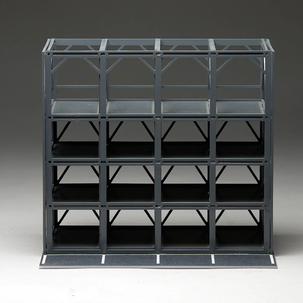 1/64 модель автомобиля парковка здание сцена украшение игрушка в подарок для