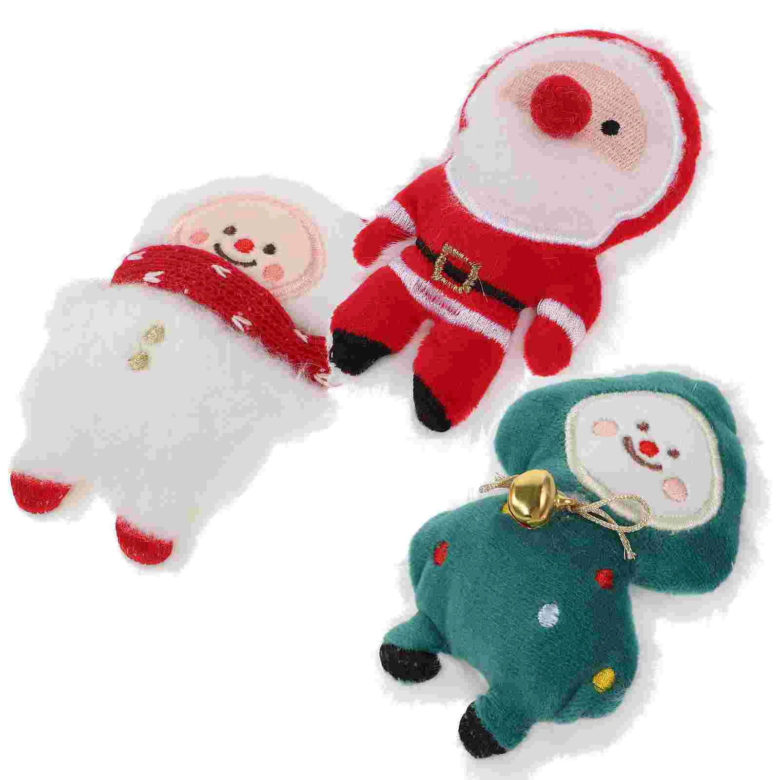 

3pcs Catnip Toys Kitten Catnip Christmas Chew Toy Cat Teeth Cleaning Toy Kitten Teasing Plaything