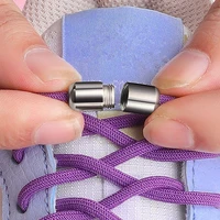 new no tie shoe laces elastic laces sneakers round shoelaces without ties kids adult quick shoe lace rubber bands for shoes