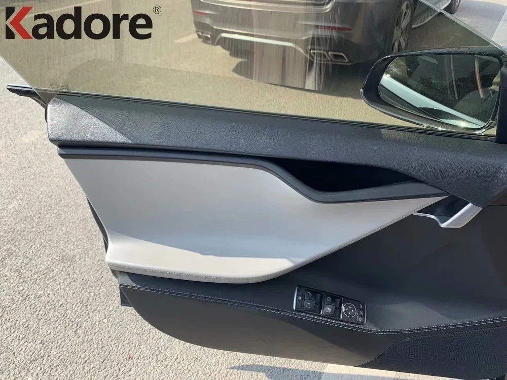 Внутренняя крышка дверной панели автомобиля Накладка для Tesla Model S 2017 2018 2019 2020