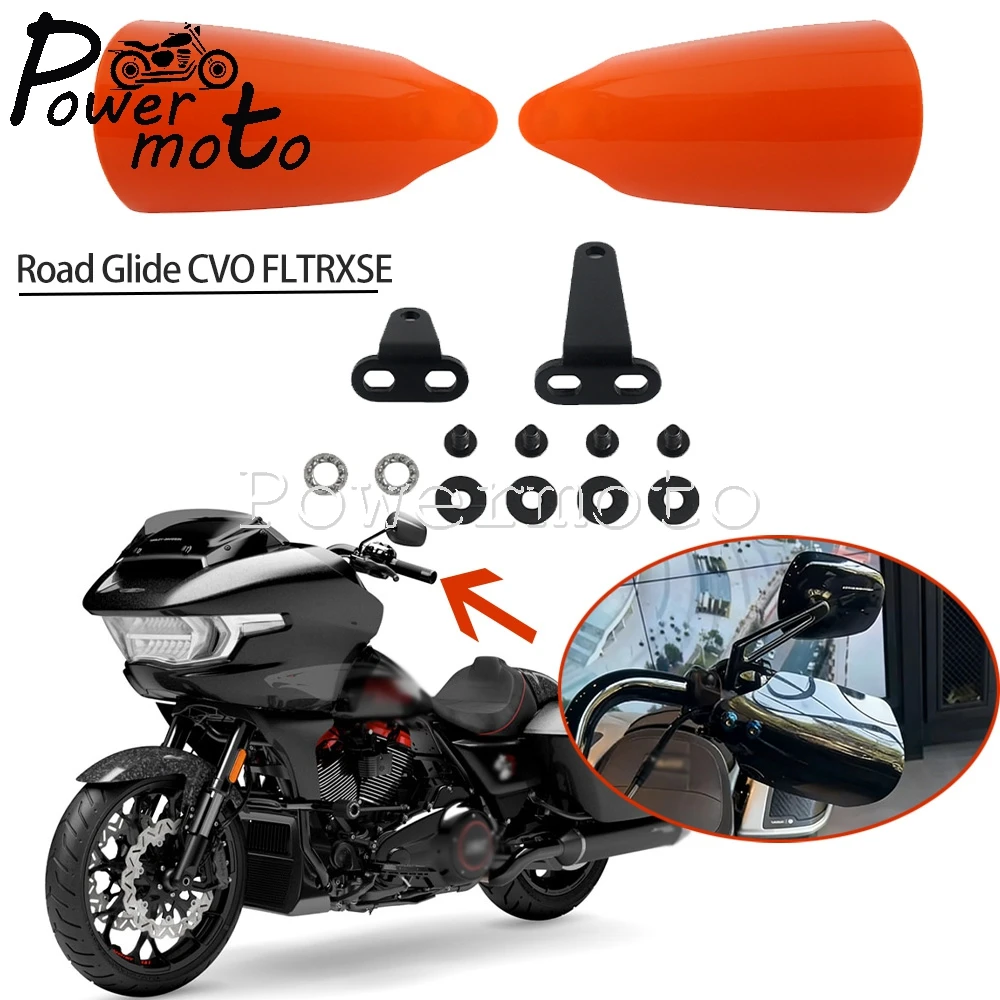 Фото Для Harley Road Glide CVO/SE FLTRXSE 2023 2024-Later Road King FLHRSE5 новая мотоциклетная защита от ветра содержит шесть цветов №1