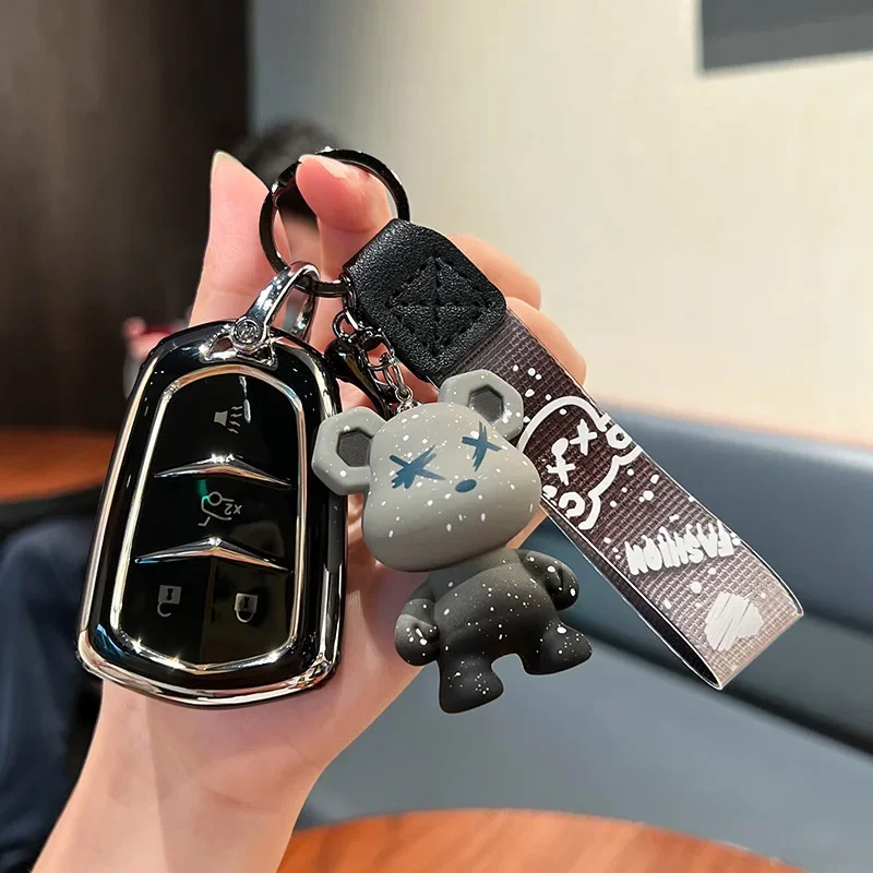 Чехол для автомобильного ключа из ТПУ Cadillac ATS CT6 CTS DTS XT5 Escalade ESV SRX STS XTS ELR 2014-2018