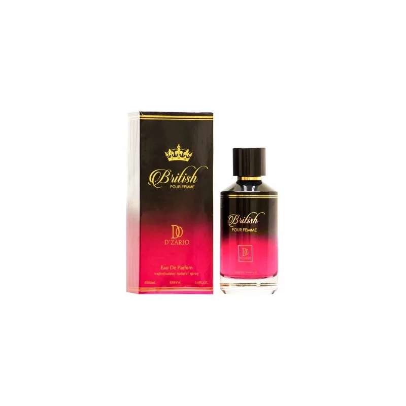 Духи D Zario British Pour Femme парфюмерная вода 100 мл для женщин парфюм Ди Зарио Брайтиш Пур