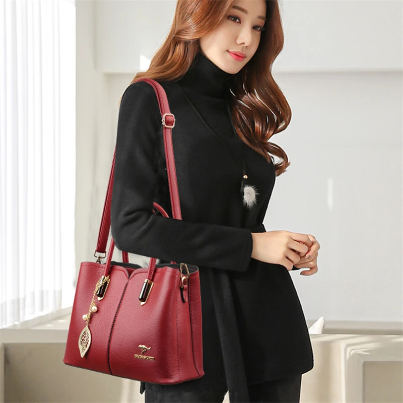 Women 2022 Handbags 3 Layers Bag Luxury Brand Designer Fashion Sheet Metal Shoulder Bag Women  Crossbody Tote Shopper Sac A Main