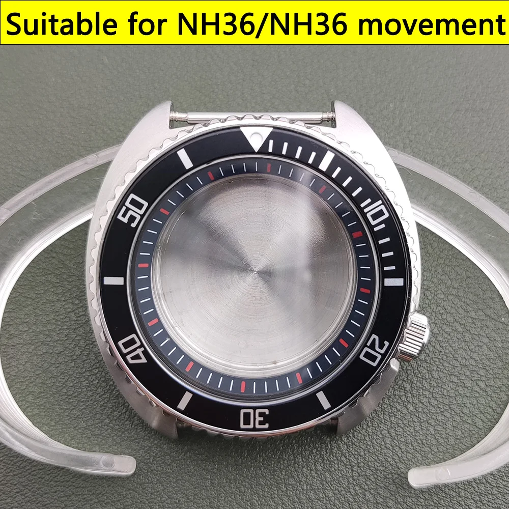 NH35 Case 42.5mm Stainless Steel with Bezel Sapphire Glass Diver Watch for NH36 Movement | Cases