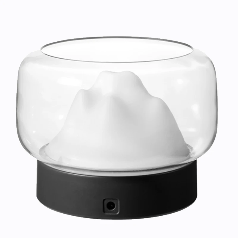 

Aroma Diffuser 400ML Moutain View Essential Oil Aromatherapy Difusor With Warm And Color LED Lamp (US Plug)